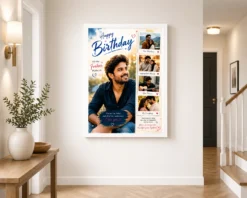 birthday photo frame boyfriend forever person design white 2