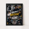 Birthday Photo Frame Collage for Brother with Street Style Vibe | Personalized Birthday Gift Frame