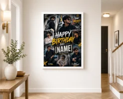 birthday photo frame collage for brother with street style vibe white 2
