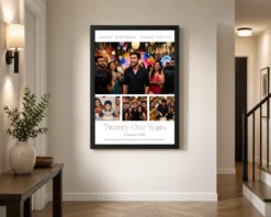 Alternative view of Birthday Photo Frame Collage Vintage Retro Memories Photo Frame