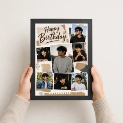 birthday photo frame for boyfriend gift classic design black 3