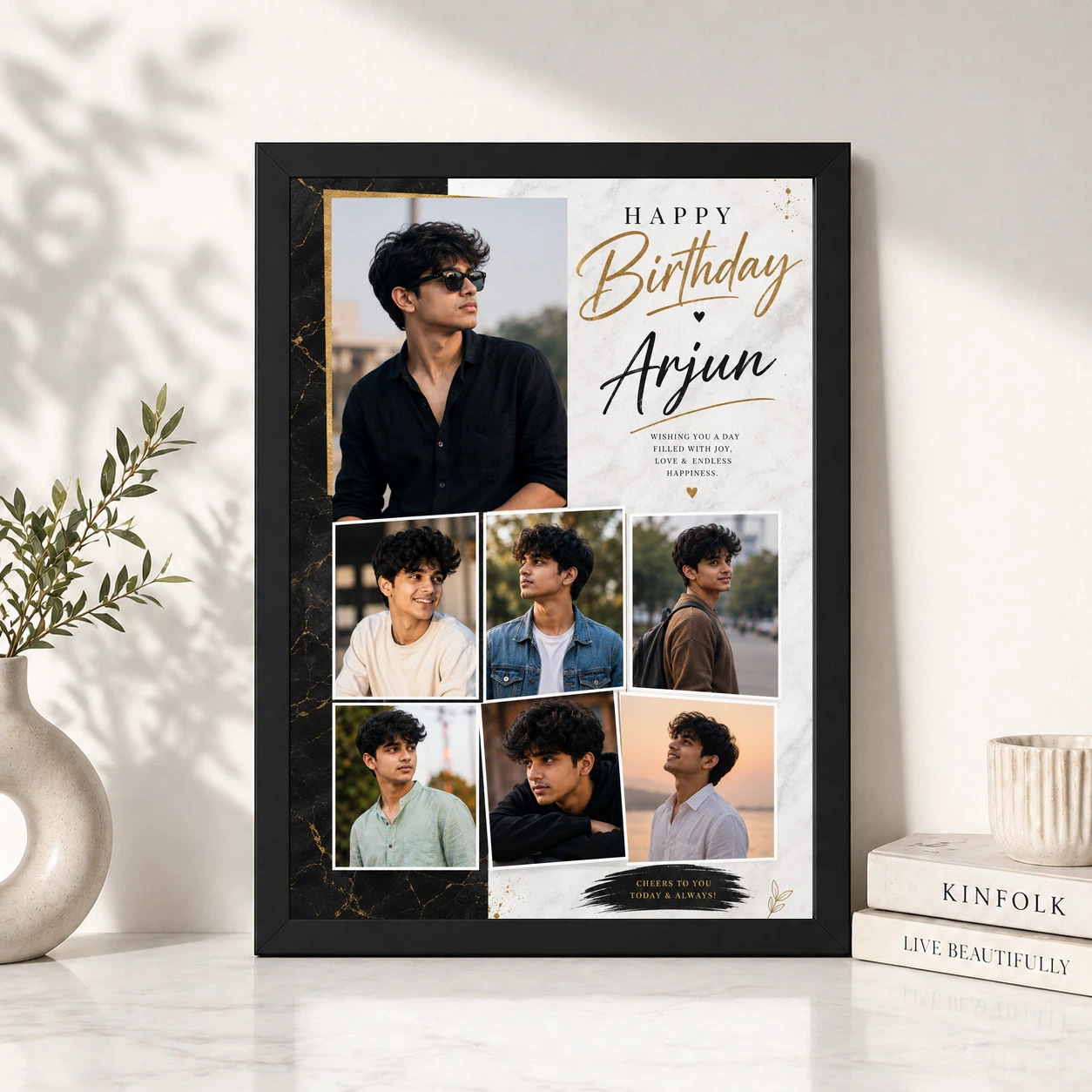 Birthday Photo Frame for Boyfriend New Design 4 Birthday Photo Frame for Boyfriend New Design - Image 4