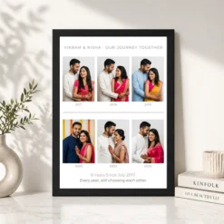 Collage Photo Frame for Anniversary Black Gold Luxury Memories Photo Frame 11 collage photo frame for anniversary black gold luxury memories photo frame 03 black 4