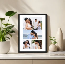 Alternative view of Contact Sheet 5 Photo Couple Portrait Collage Frame