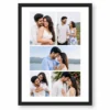 Contact Sheet 5 Photo Couple Portrait Collage Frame 9 contact sheet five photo couple portrait frame black main