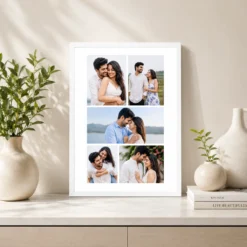 Contact Sheet 5 Photo Couple Portrait Collage Frame 7 contact sheet five photo couple portrait frame white 2