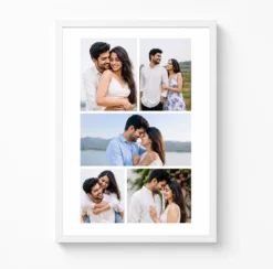 Contact Sheet 5 Photo Couple Portrait Collage Frame 6 contact sheet five photo couple portrait frame white main