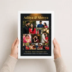 couple collage photo frame pastel love story journey photo frame 02 white 3