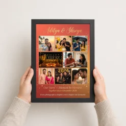 Couple Collage Photo Frame Romantic Multi Photo Love Memories Photo Frame 10 couple collage photo frame romantic multi photo love memories photo frame 01 black 3