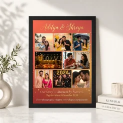 Couple Collage Photo Frame Romantic Multi Photo Love Memories Photo Frame 11 couple collage photo frame romantic multi photo love memories photo frame 01 black 4