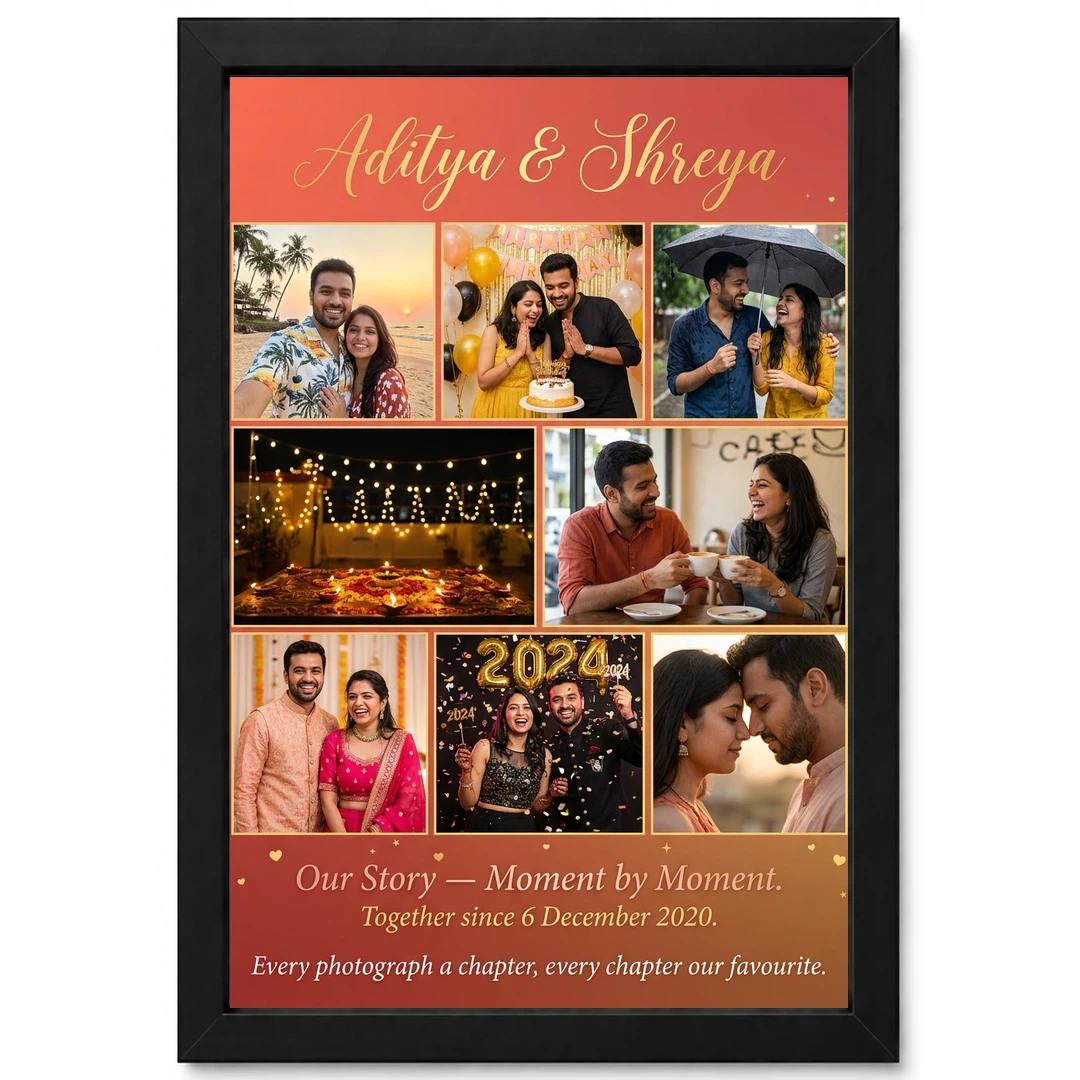 Couple Collage Photo Frame Romantic Multi Photo Love Memories Photo Frame 1 Couple Collage Photo Frame Romantic Multi Photo Love Memories Photo Frame