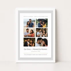 couple collage photo frame vintage polaroid love memories photo frame 03 white main