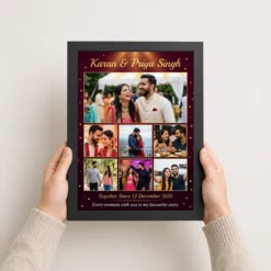 Couple Collage Photo Frames Pastel Dreamy Love Story Photo Frame 10 couple collage photo frames pastel dreamy love story photo frame 02 black 3