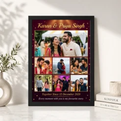 Couple Collage Photo Frames Pastel Dreamy Love Story Photo Frame 11 couple collage photo frames pastel dreamy love story photo frame 02 black 4