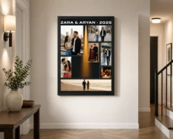 Alternative view of Couple Frame Design Stylish Boho Artistic Love Wall Photo Frame