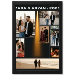 Couple Frame Design Stylish Boho Artistic Love Wall Photo Frame