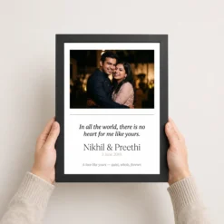 Couple Frame with Quotes Bold Calligraphy Love Art Photo Frame 10 couple frame with quotes bold calligraphy love art photo frame 03 black 3