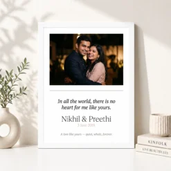 Couple Frame with Quotes Bold Calligraphy Love Art Photo Frame 15 couple frame with quotes bold calligraphy love art photo frame 03 white 4