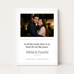 Couple Frame with Quotes Bold Calligraphy Love Art Photo Frame 12 couple frame with quotes bold calligraphy love art photo frame 03 white main