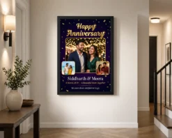 Alternative view of Couple Photo Frame Anniversary Pastel Floral Love Keepsake Photo Frame