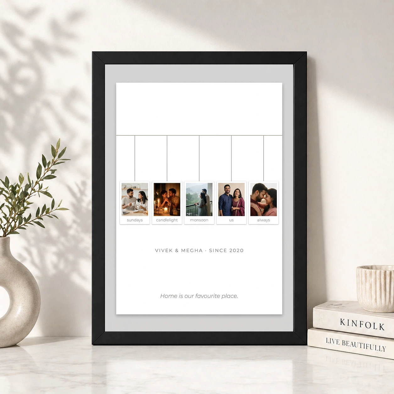 Couple Photo Frame Bedroom Ideas Modern Dark Romantic Wall Photo Frame 4 Couple Photo Frame Bedroom Ideas Modern Dark Romantic Wall Photo Frame - Image 4