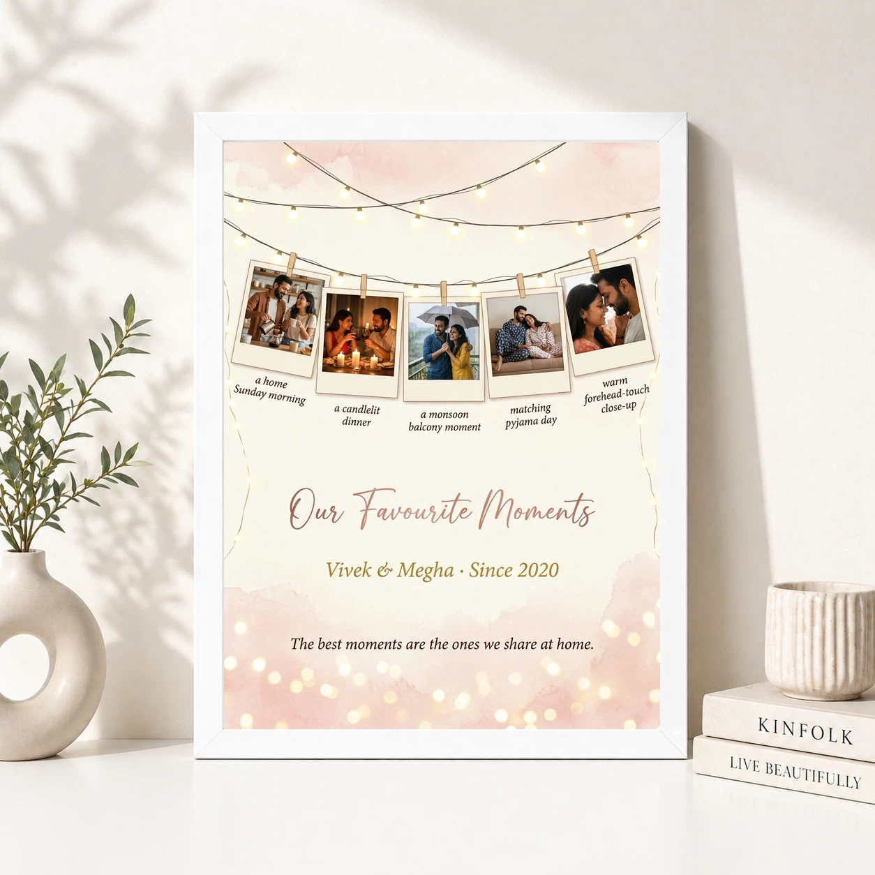 Couple Photo Frame Bedroom Ideas Pastel Boho Wall Art Photo Frame 8 Couple Photo Frame Bedroom Ideas Pastel Boho Wall Art Photo Frame - Image 8