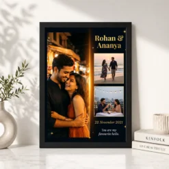 Couple Photo Frame Design Pastel Floral Love Story Photo Frame 11 couple photo frame design pastel floral love story photo frame 02 black 4