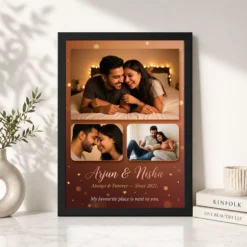Couple Photo Frame for Bedroom Floral Romantic Love Art Photo Frame 11 couple photo frame for bedroom floral romantic love art photo frame 01 black 4