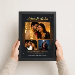 Couple Photo Frame for Bedroom Pastel Minimalist Love Photo Frame 10 couple photo frame for bedroom pastel minimalist love photo frame 02 black 3