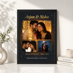 Couple Photo Frame for Bedroom Pastel Minimalist Love Photo Frame 11 couple photo frame for bedroom pastel minimalist love photo frame 02 black 4