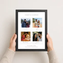 couple photo frame ideas minimalist modern love art photo frame 03 black 3