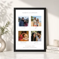 couple photo frame ideas minimalist modern love art photo frame 03 black 4
