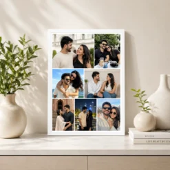 couple travel date moments six photo collage frame white 2