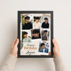 Customised Photo Frame for Boyfriend Birthday 10 customized photo frame for boyfriend birthday black 3