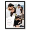 every love story beautiful three photo couple frame black main