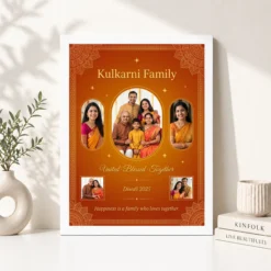 family frame design floral warm classic home decor photo frame 01 white 4