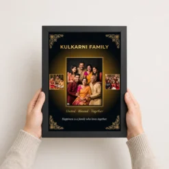 Family Frame Design Modern Minimal Elegant Family Art Photo Frame 10 family frame design modern minimal elegant family art photo frame 02 black 3