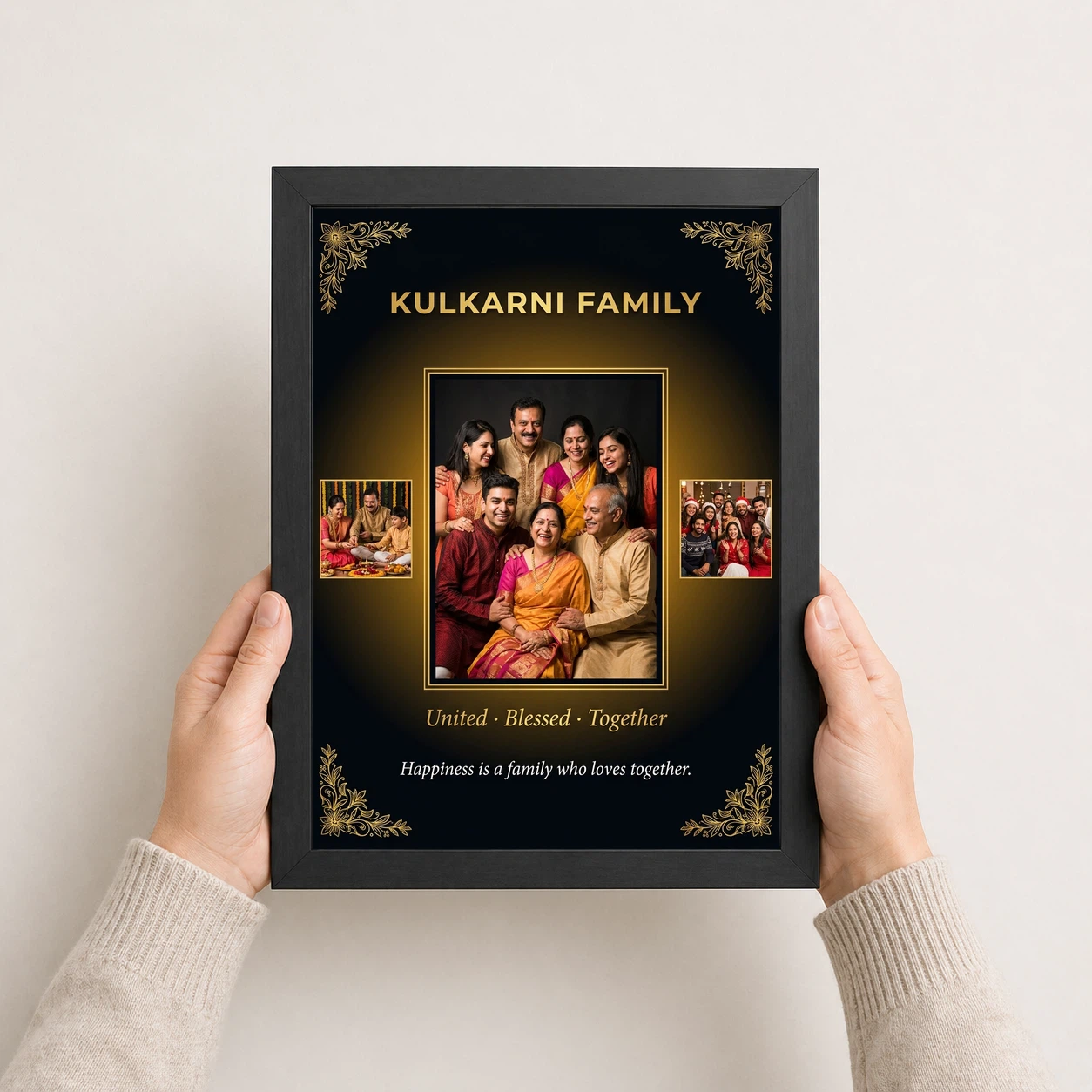 Family Frame Design Modern Minimal Elegant Family Art Photo Frame 3 Family Frame Design Modern Minimal Elegant Family Art Photo Frame - Image 3