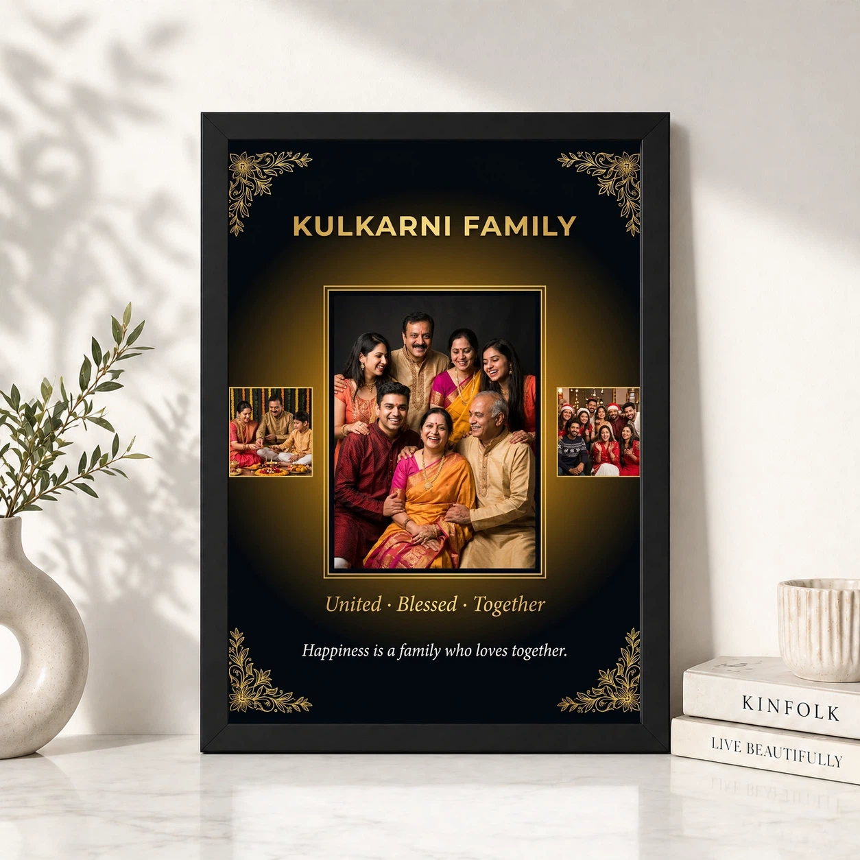 Family Frame Design Modern Minimal Elegant Family Art Photo Frame 4 Family Frame Design Modern Minimal Elegant Family Art Photo Frame - Image 4