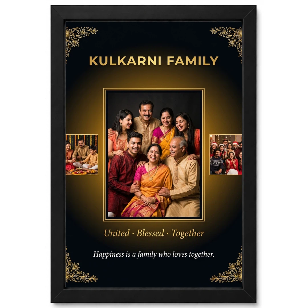 Family Frame Design Modern Minimal Elegant Family Art Photo Frame 1 Family Frame Design Modern Minimal Elegant Family Art Photo Frame