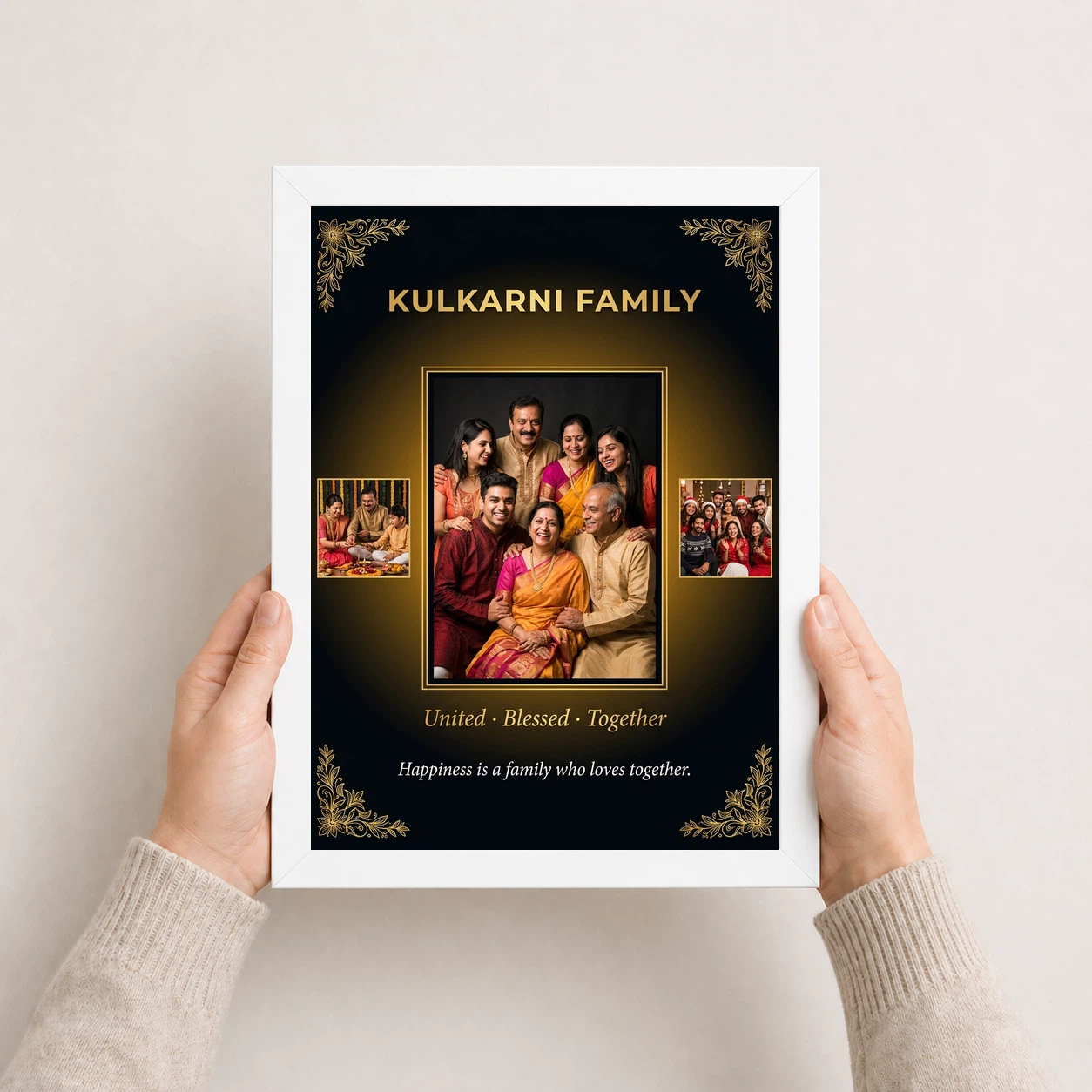 Family Frame Design Modern Minimal Elegant Family Art Photo Frame 7 Family Frame Design Modern Minimal Elegant Family Art Photo Frame - Image 7