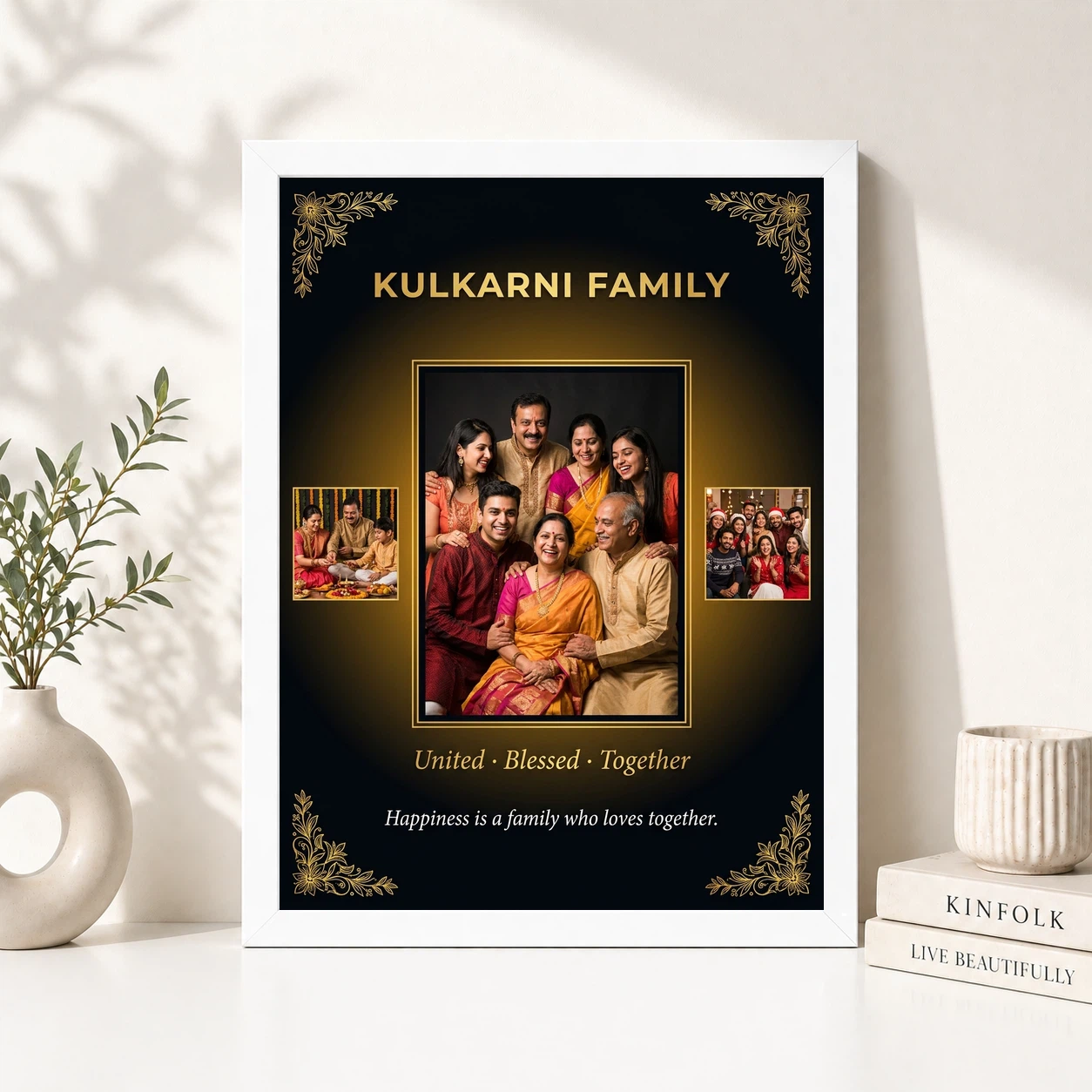Family Frame Design Modern Minimal Elegant Family Art Photo Frame 8 Family Frame Design Modern Minimal Elegant Family Art Photo Frame - Image 8
