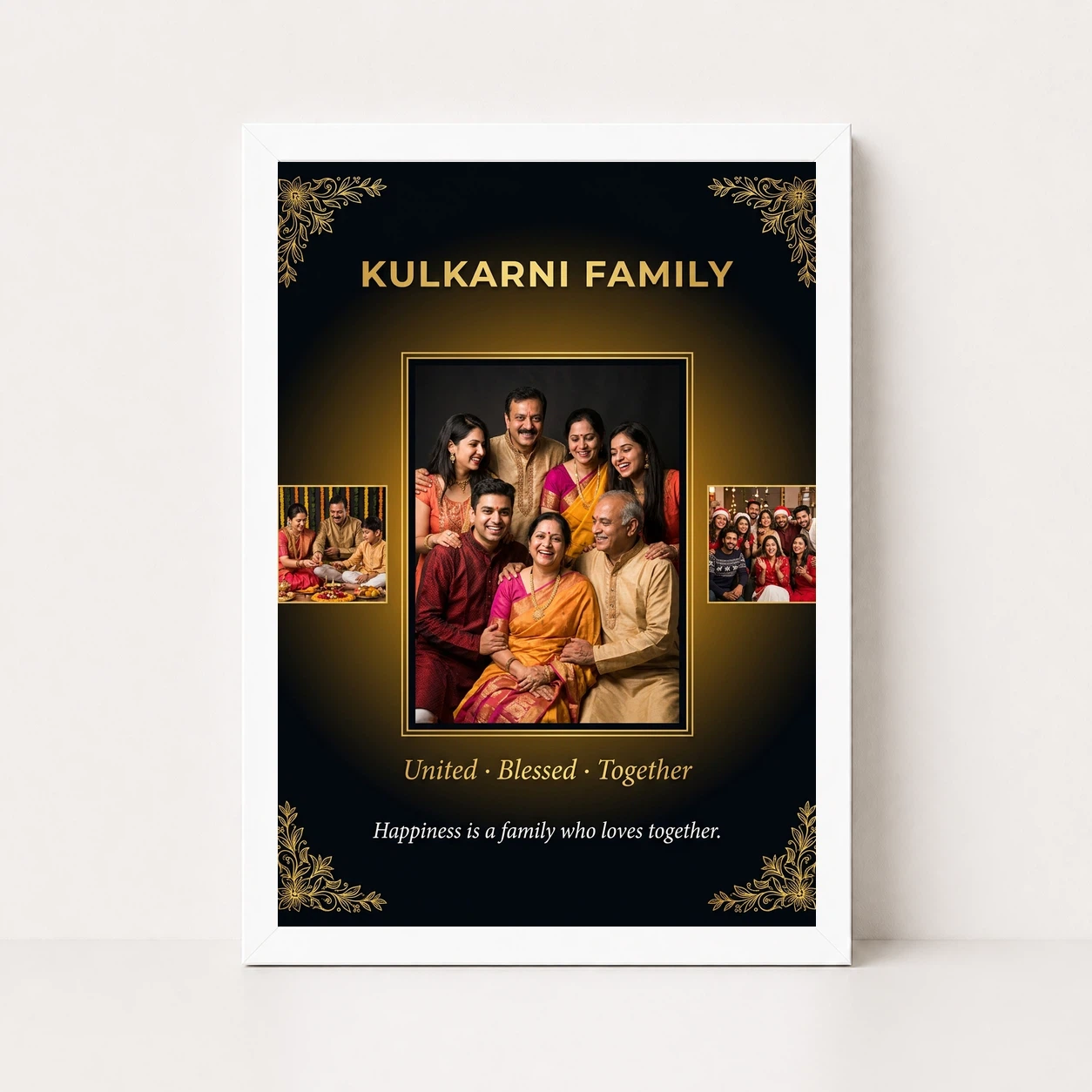 Family Frame Design Modern Minimal Elegant Family Art Photo Frame 5 Family Frame Design Modern Minimal Elegant Family Art Photo Frame - Image 5