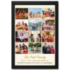 family multi photo frame collage grid warm memories photo frame 01 black main