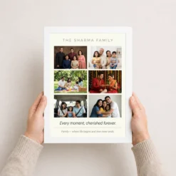 Family Photo Frame Collage Floral Elegant Keepsake Photo Frame 14 family photo frame collage floral elegant keepsake photo frame 03 white 3