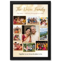 Family Photo Frame Collage Romantic Multi Photo Memories Photo Frame