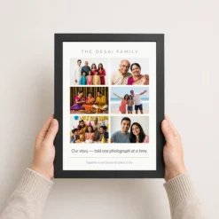 family photo frame collage vintage polaroid family memories photo frame 03 black 3