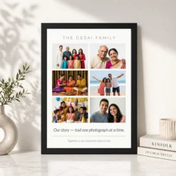 family photo frame collage vintage polaroid family memories photo frame 03 black 4