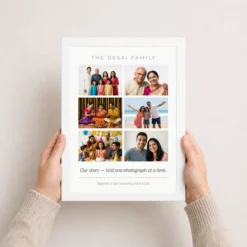 family photo frame collage vintage polaroid family memories photo frame 03 white 3