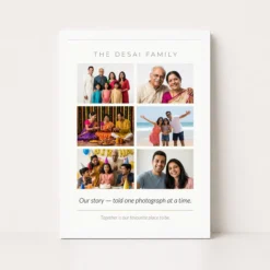 family photo frame collage vintage polaroid family memories photo frame 03 white main